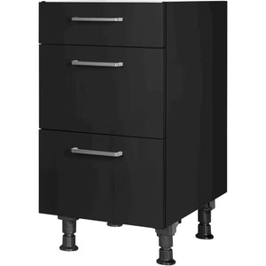 nobilia Auszugschrank UA45 45 cm Schwarz super matt 340 Touch 317