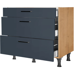 nobilia Auszugschrank UA60 60 cm Dunkel Blau Fjordblau Ultra Matt 966 Easytouch 945