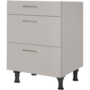 nobilia Auszugschrank UA60 60 cm Hellgrau Stein grau super matt 341 Touch 317