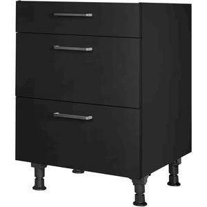 nobilia Auszugschrank UA60 60 cm Schwarz super matt 340 Touch 317