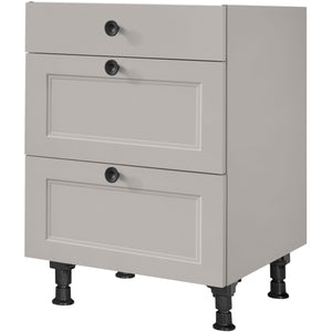 nobilia Auszugschrank UA60 60 cm Stein Grau Matt 772 Cascada 684