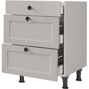 nobilia Auszugschrank UA60 60 cm Stein Grau Matt 772 Cascada 684