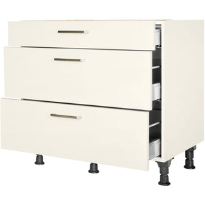 nobilia Auszugschrank UA90 90 cm Beige Magnolia super matt 336 Touch 317