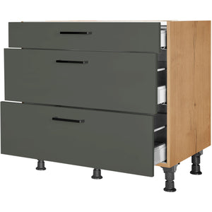 nobilia Auszugschrank UA90 90 cm Mineral Grün Ultra Matt 964 Easytouch 945