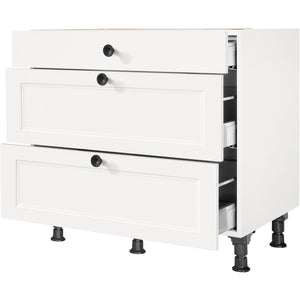 nobilia Auszugschrank UA90 90 cm Weiss Matt 774 Cascada 684