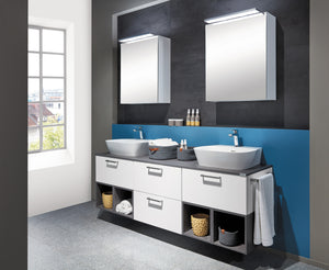nobilia Badmöbel Set Bad Kissingen Badschränke konfigurierbar mit  ohne Spiegelschrank