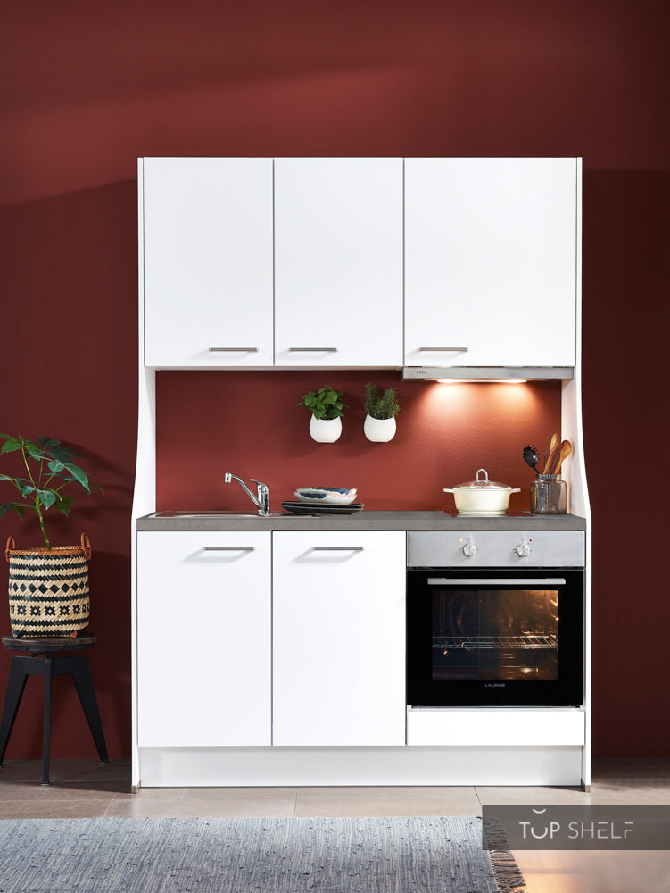 nobilia Büroküche Modul 1 in 192 Beton schiefergrau