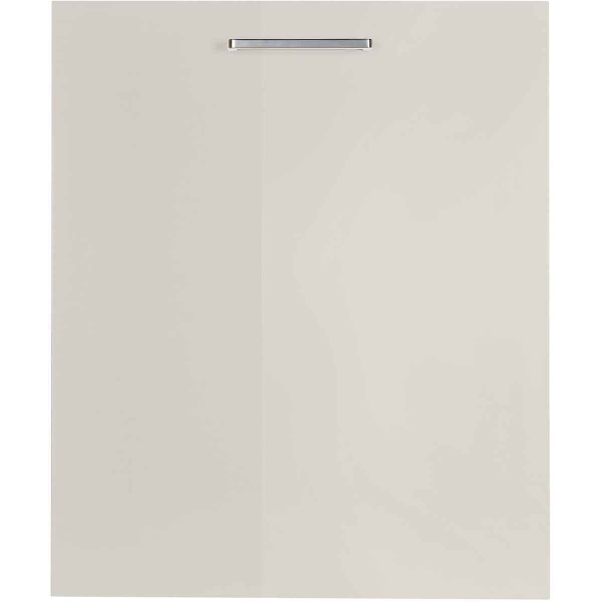 nobilia Durchgehende Türfront GSBD45 I 44.4 cm Hell Grau Seiden grau Hoch Glanz 455 Flash 648