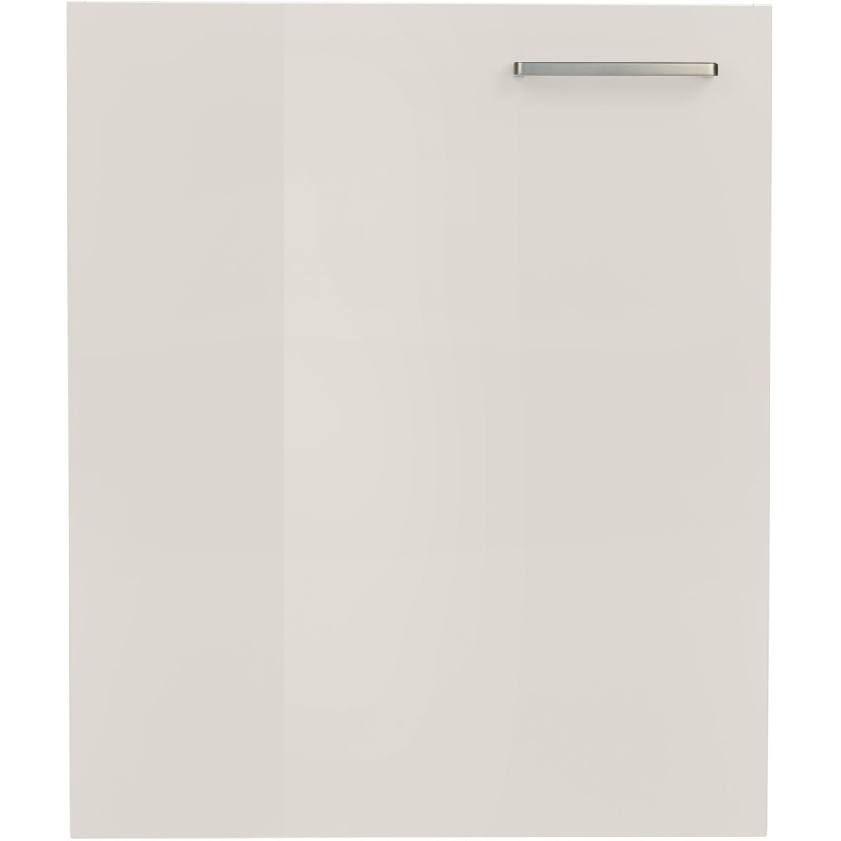 nobilia Durchgehende Türfront KSBD 59.4 cm Hell Grau Seiden grau Hoch Glanz 455 Flash 648