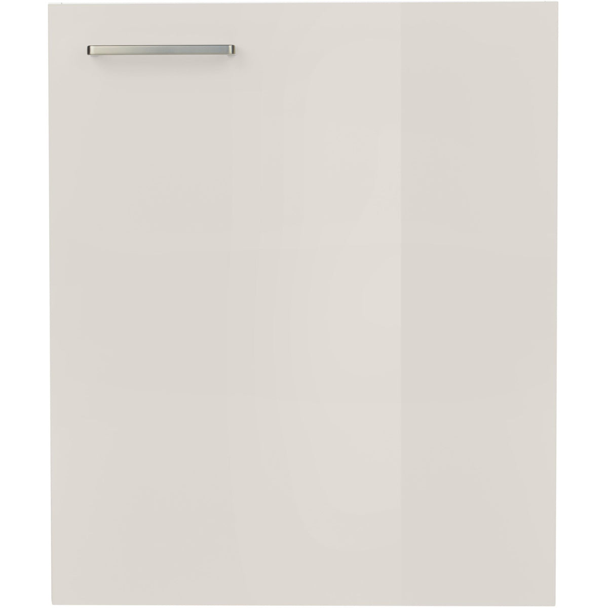 nobilia Durchgehende Türfront KSBD 59.4 cm Hell Grau Seiden grau Hoch Glanz 455 Flash 648