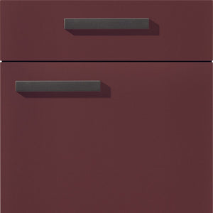 nobilia Küchen Frontüren Muster, Frontmuster - 945 Easytouch Lacklaminat Rostrot ultramatt 963 Möbelfront