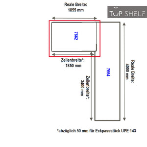 nobilia Eck-Arbeitsplatte APDEW186-60E 185cm nobilia elements L-Arbeitsplatte Konfigurieren L-Arbeitsplatte