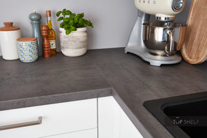 nobilia Eck-Arbeitsplatte APEW186-60E APEE400-60E 185cm 400cm L-Küche 354-Beton Konfigurieren