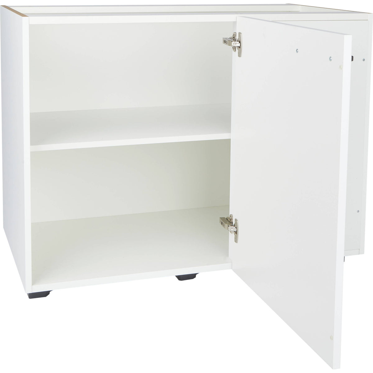 nobilia Eckschrank 1 Tür UEDF100 Küchen-Eckunterschrank weiß UED100-60 32099-Rechtsanschlag