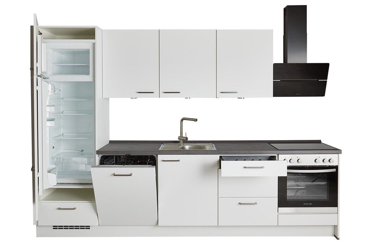 nobilia Einbauküche Nürnberg 300 cm komplett konfigurierbar mit ohne E-Geräte