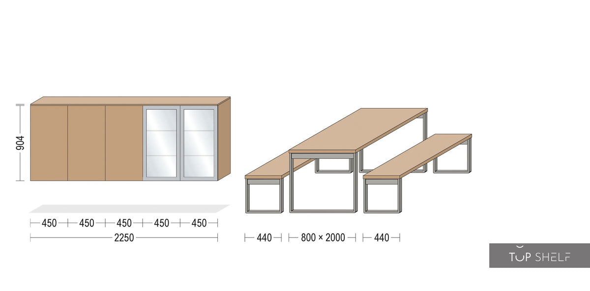 nobilia Esszimmer Speisezimmer Komplett Set 225 cm STRUCTURA 405 Eiche Sierra Nachbildung