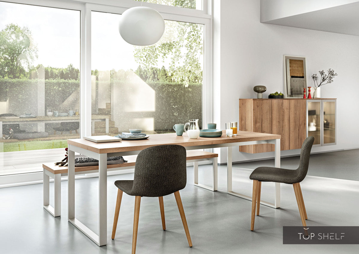 nobilia Esszimmer Speisezimmer Komplett Set 225 cm STRUCTURA 405 Eiche Sierra Nachbildung