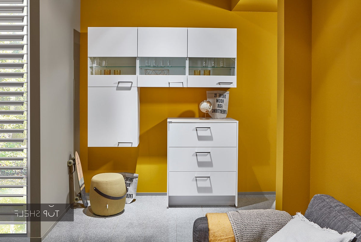 nobilia Esszimmer - Wohnzimmer Set Bonn 180 cm Garderobe Wohnzimmerschränke konfigurierbar