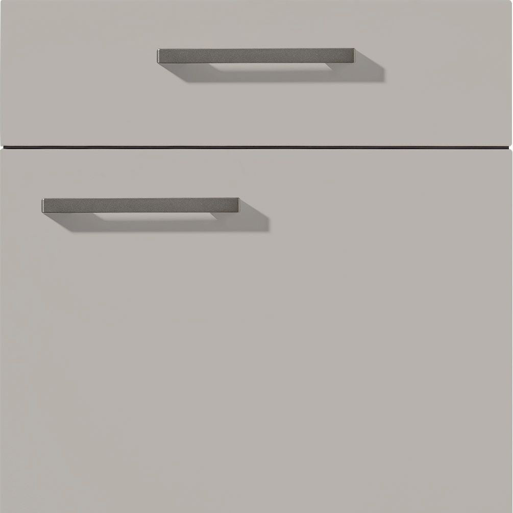 nobilia Küchen Frontüren Muster, Frontmuster - 406 Fashion Lack Steingrau matt 165 Möbelfront