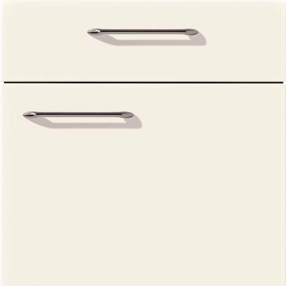 nobilia Küchen Frontüren Muster, Frontmuster - 406 Fashion Lack Weiß matt 173 Möbelfront