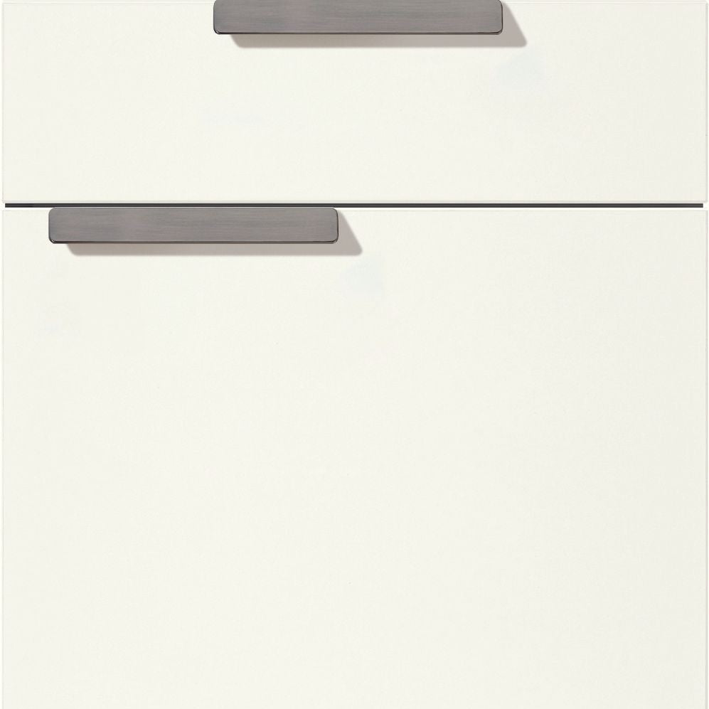 nobilia Küchen Frontüren Muster, Frontmuster - 312 Focus Lack Alpinweiß Ultra-Hochglanz 470 Möbelfront