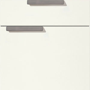 nobilia Küchen Frontüren Muster, Frontmuster - 312 Focus Lack Alpinweiß Ultra-Hochglanz 470 Möbelfront