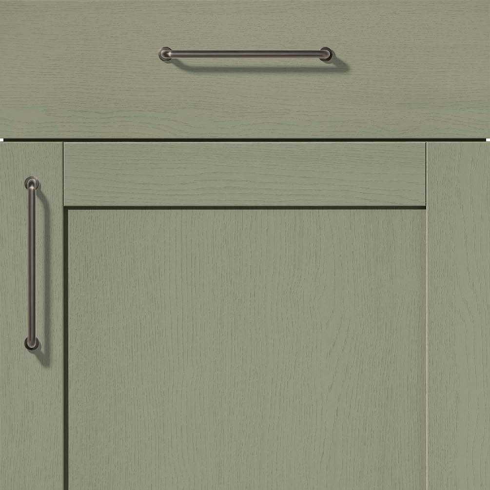 nobilia Küchen Frontüren Muster, Frontmuster - 419 Frame Lacklaminat Holzstruktur Olive 617 Möbelfront