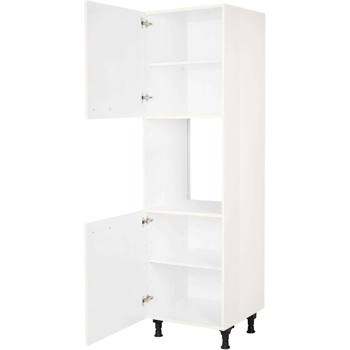 nobilia Geräte Umbau Backofen GO 1 60 cm Alpin Weiss Hoch Glanz 503 Flash 648