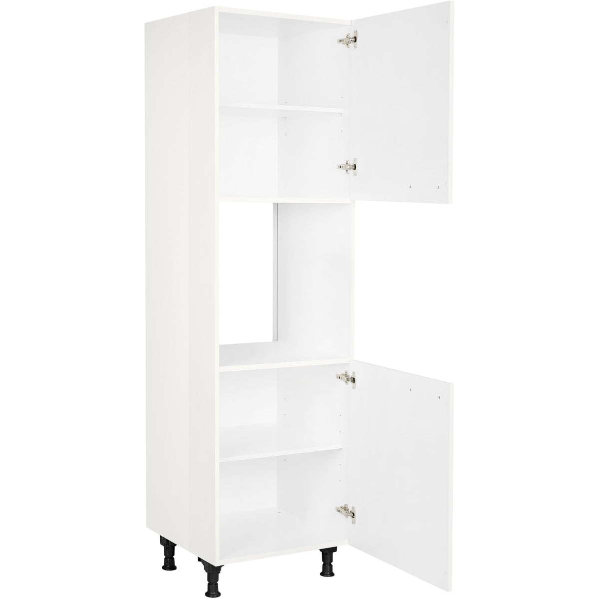 nobilia Geräte Umbau Backofen GO 1 60 cm Alpin Weiss Hoch Glanz 503 Flash 648