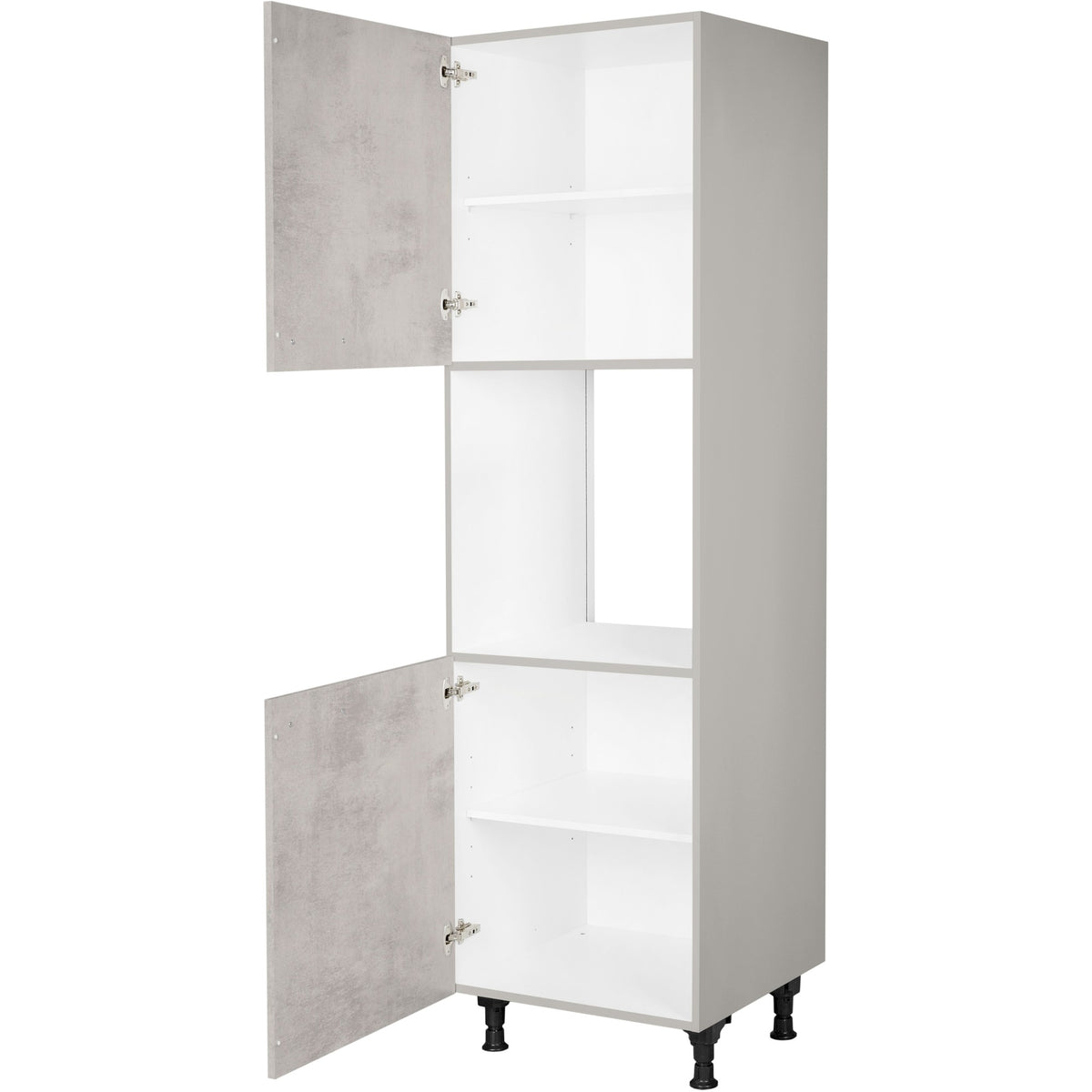 nobilia Geräte Umbau Backofen GO 1 60 cm Beton Grau Hellgrau Anthrazit 892 Riva 371