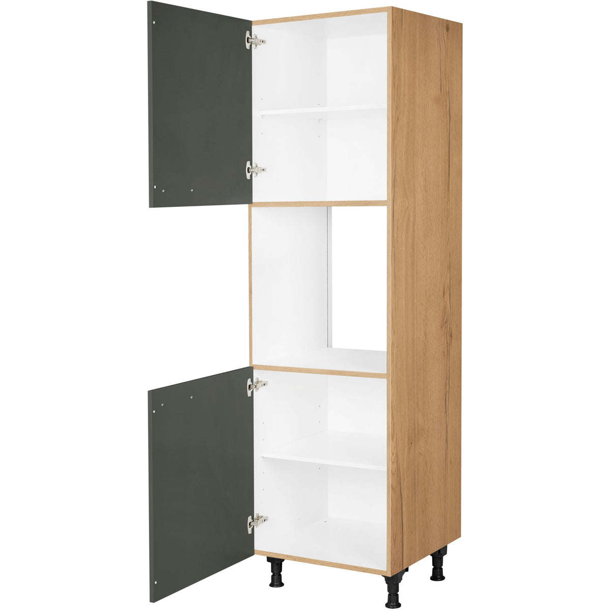 nobilia Geräte Umbau Backofen GO 1 60 cm Mineral Grün Ultra Matt 964 Easytouch 945