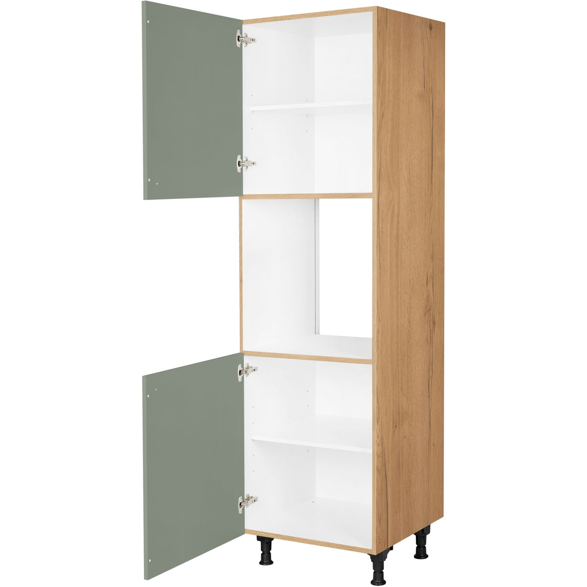 nobilia Geräte Umbau Backofen GO 1 60 cm Schilf Grün matt 776 Cascada 684