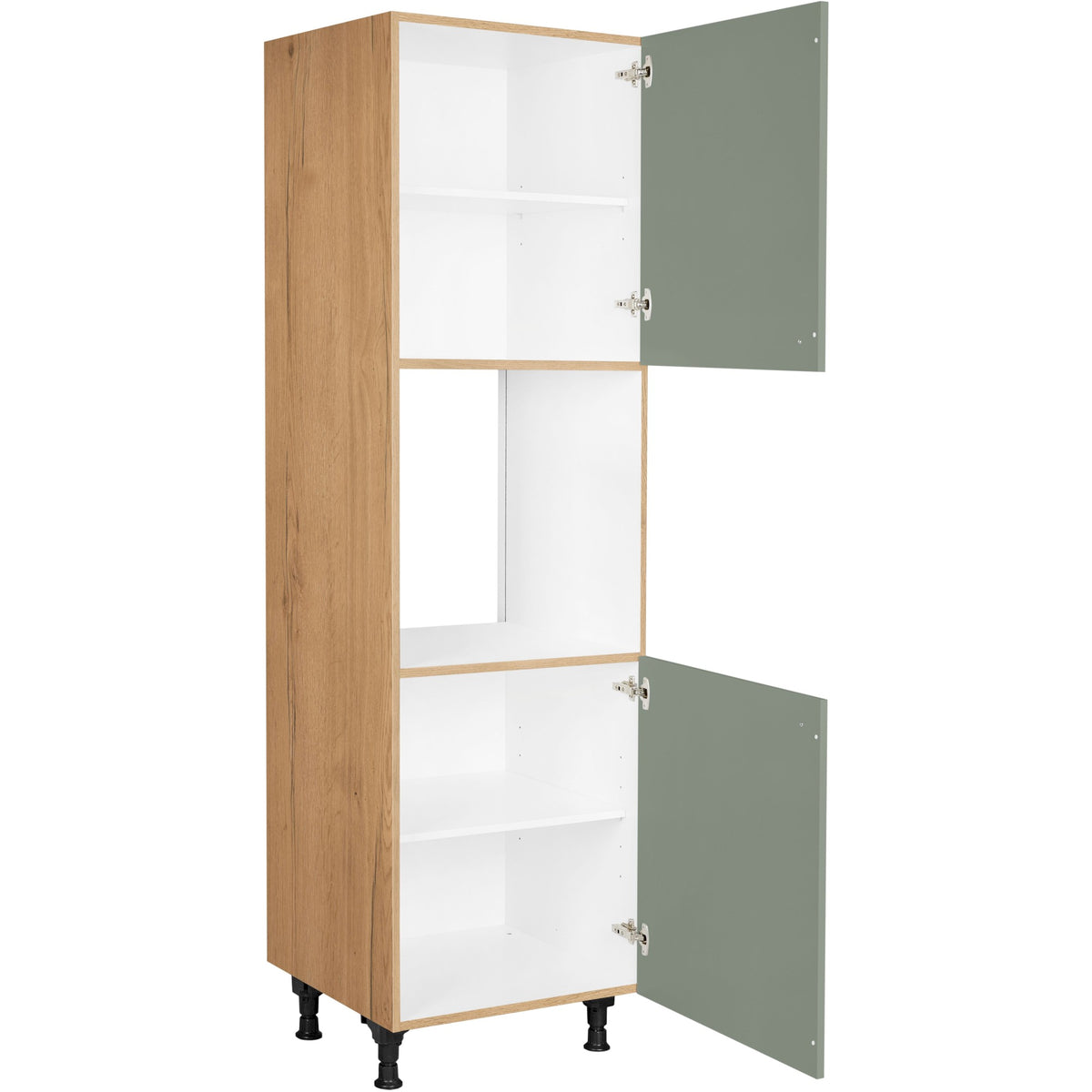 nobilia Geräte Umbau Backofen GO 1 60 cm Schilf Grün matt 776 Cascada 684
