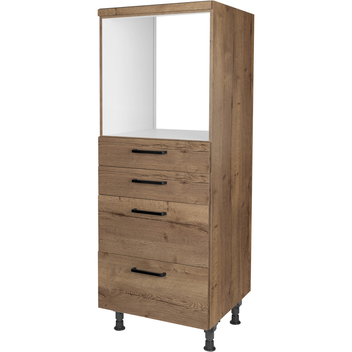 nobilia Geräte Umbau Backofen GO2S2A 60 cm Eiche Havanna Dunkel 402 Structura 382