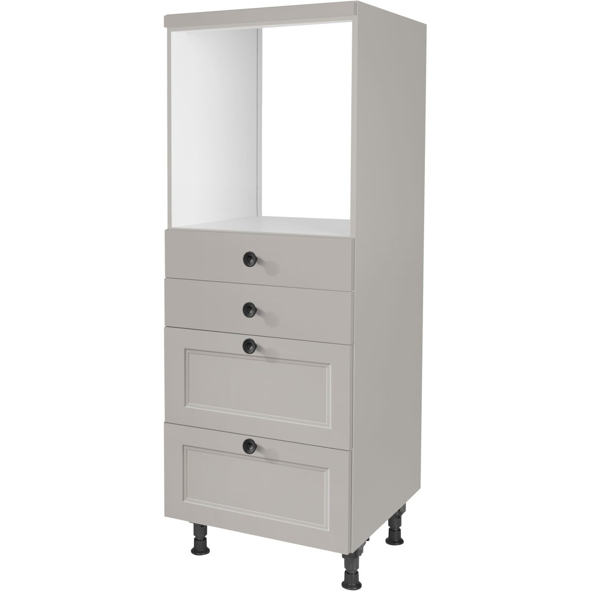 nobilia Geräte Umbau Backofen GO2S2A 60 cm Stein Grau Matt 772 Cascada 684