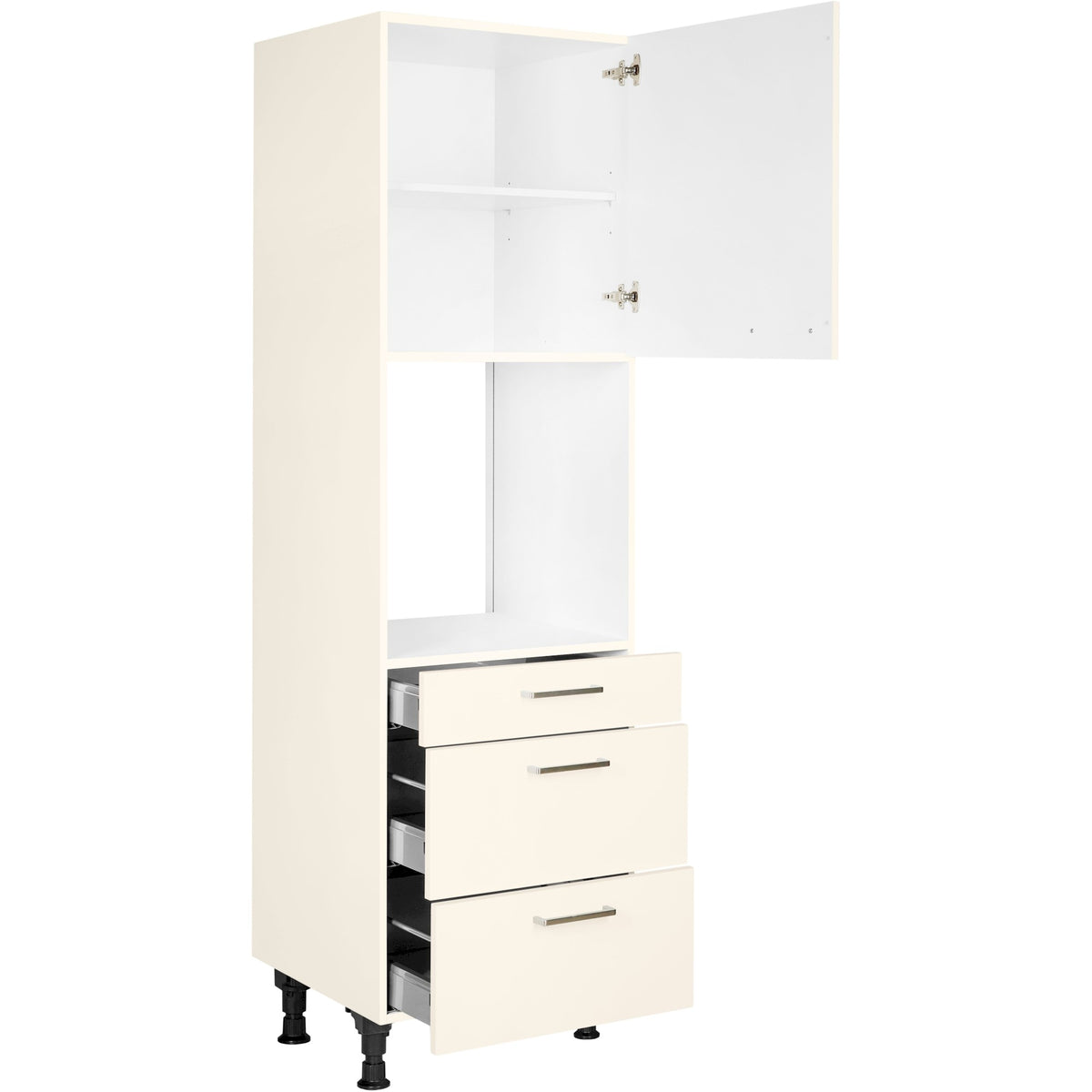 nobilia Geräte Umbau Backofen GOS2A 1 60 cm Beige Magnolia super matt 336 Touch 317