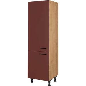 nobilia Geräte Umbau GD194 1 60 cm Dunkel Rot Rostrot Ultra Matt 963 Easytouch 945