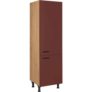 nobilia Geräte Umbau GD194 1 60 cm Dunkel Rot Rostrot Ultra Matt 963 Easytouch 945