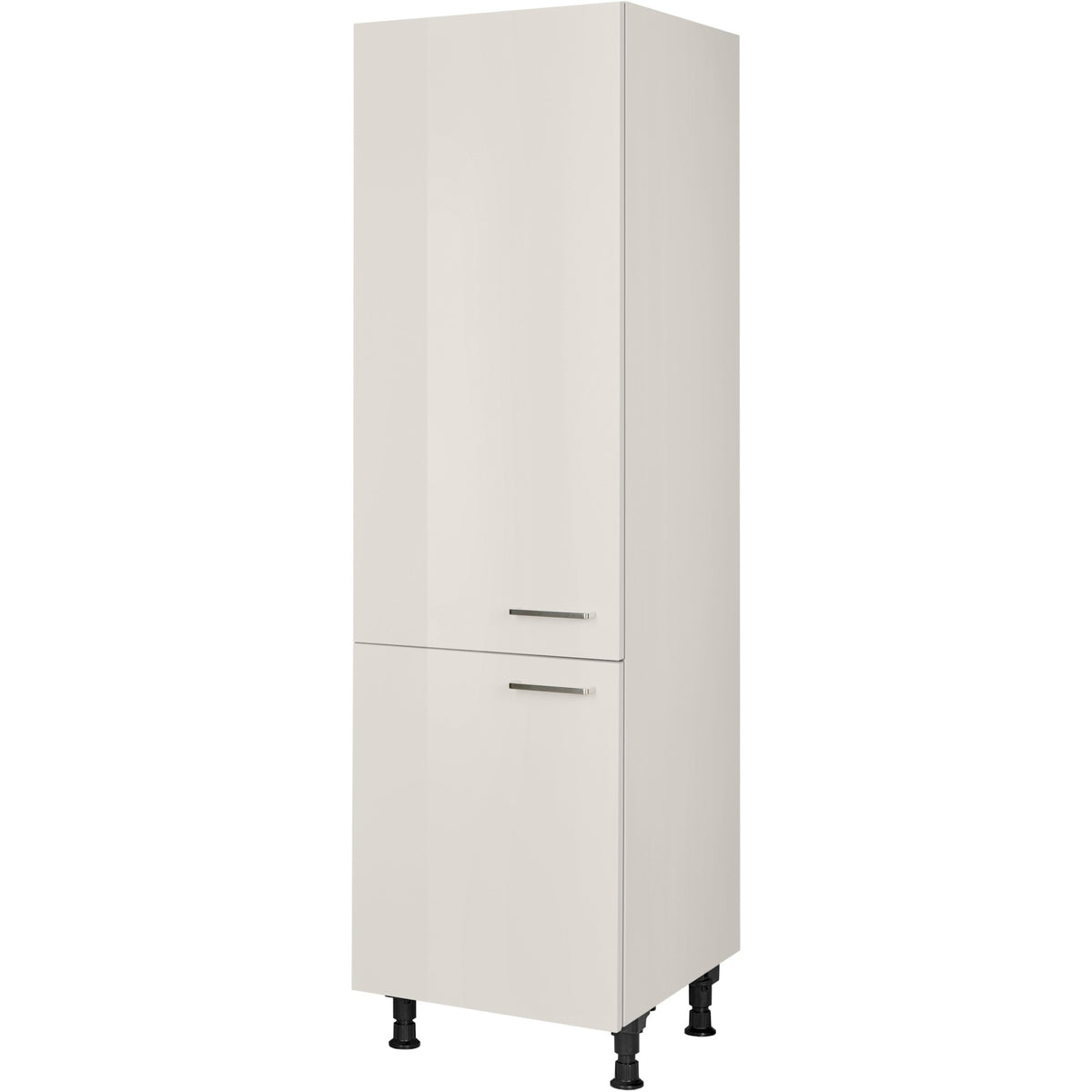 nobilia Geräte Umbau GD194 1 60 cm Hell Grau Seiden grau Hoch Glanz 455 Flash 648