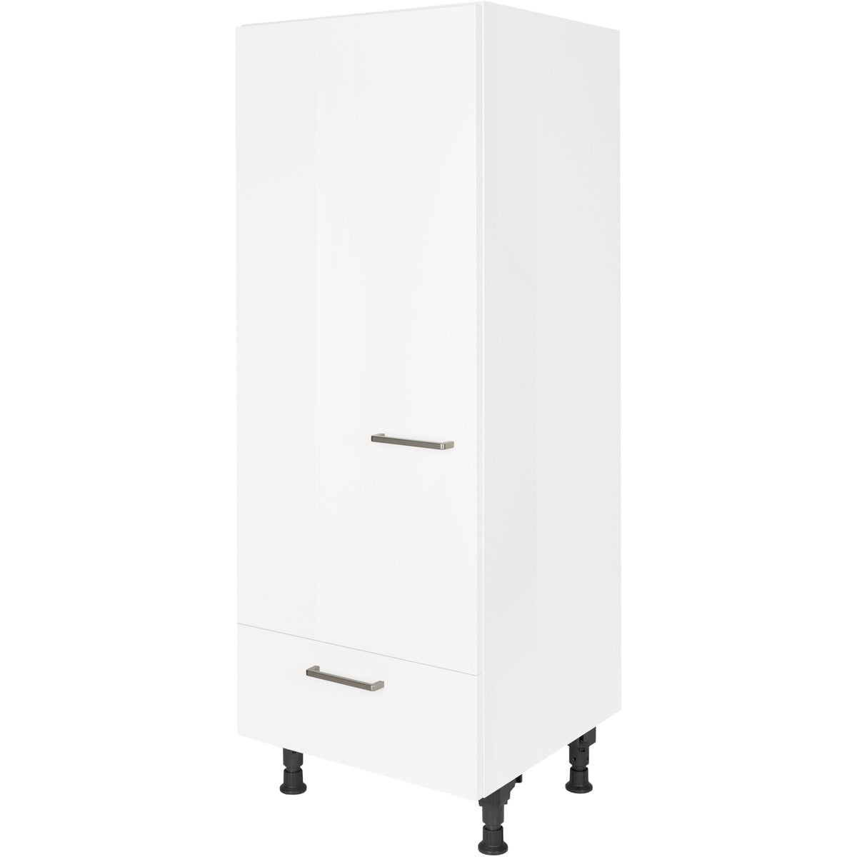 nobilia Geräte Umbau Kühlautomat G123S 60 cm Alpin Weiss Hoch Glanz 503 Flash 648