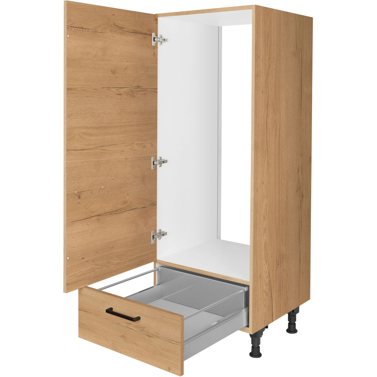 nobilia Geräte Umbau Kühlautomat G123S 60 cm Eiche Sierra Hell 405 Structura 382