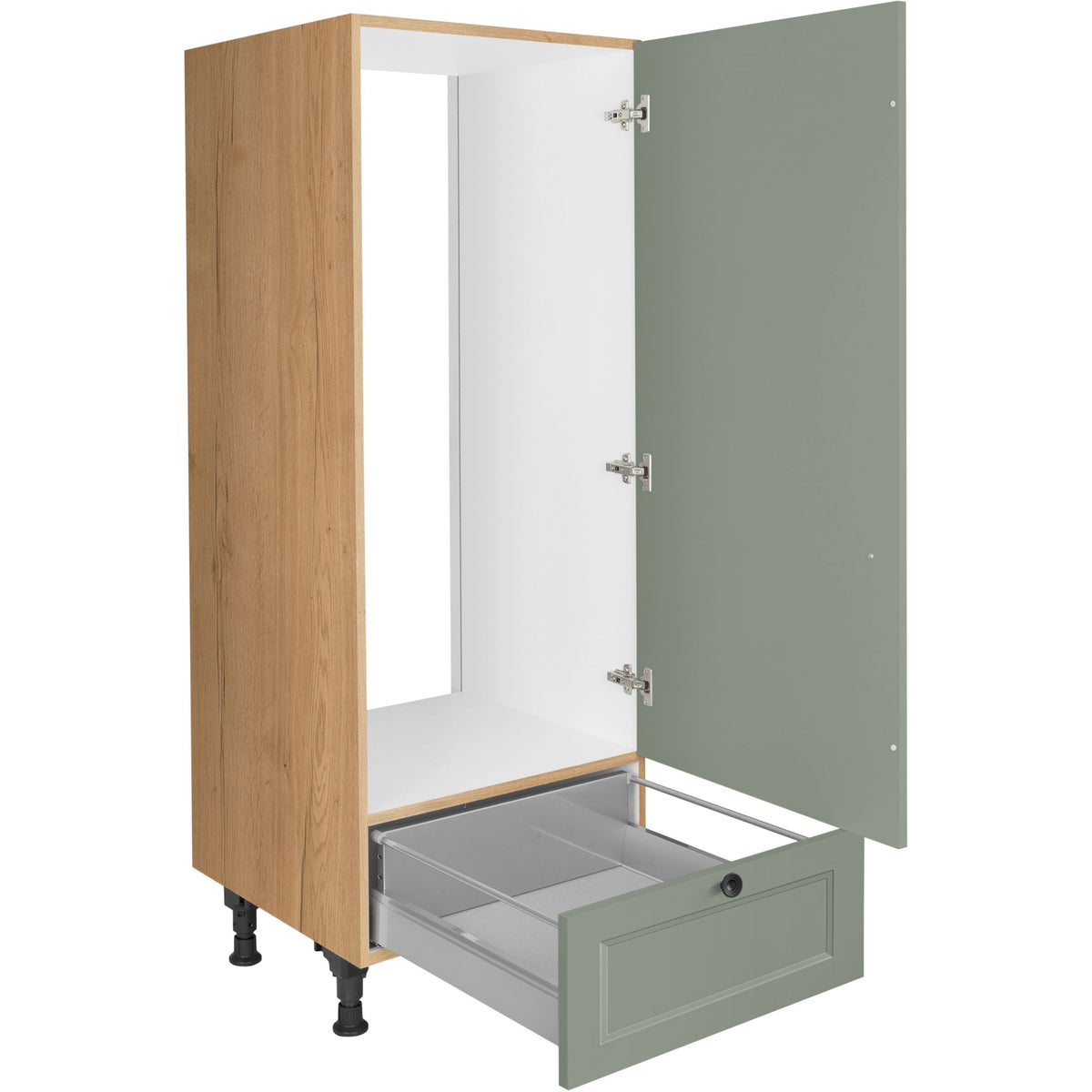 nobilia Geräte Umbau Kühlautomat G123S 60 cm Schilf Grün matt 776 Cascada 684