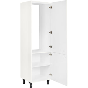 nobilia Geräte Umbau Kühlautomat GD123 1 60 cm Alpin Weiss Hoch Glanz 503 Flash 648