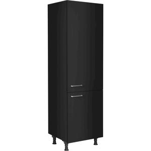 nobilia Geräte Umbau Kühlautomat GD123 1 60 cm Schwarz super matt 340 Touch 317