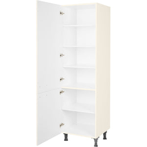 nobilia Geschirr  Vorratsschrank HDV60 1 60 cm Beige Magnolia super matt 336 Touch 317