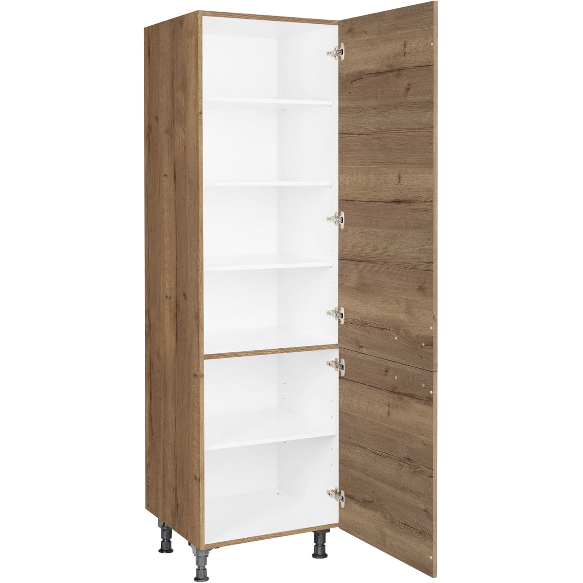 nobilia Geschirr  Vorratsschrank HDV60 1 60 cm Eiche Havanna Dunkel 402 Structura 382