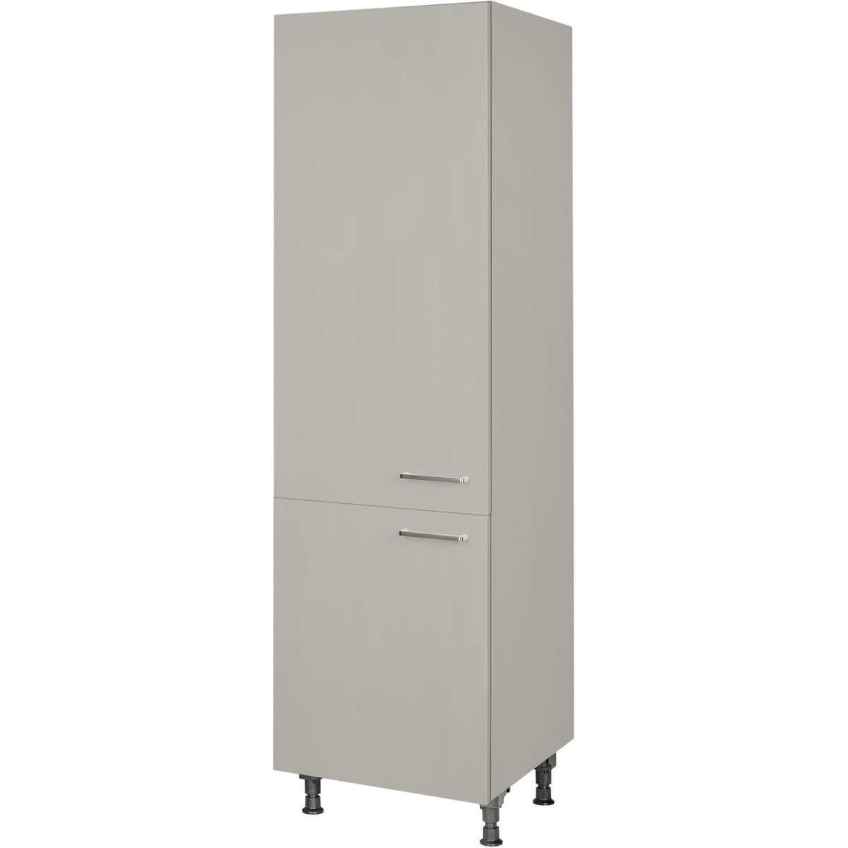 nobilia Geschirr  Vorratsschrank HDV60 1 60 cm Hellgrau Stein grau super matt 341 Touch 317