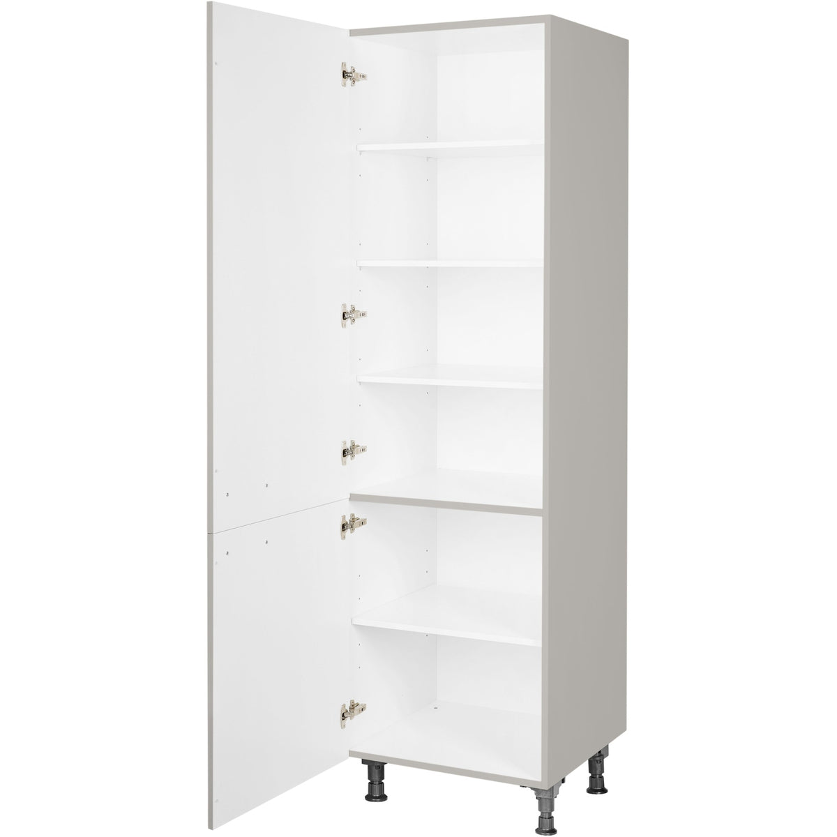 nobilia Geschirr  Vorratsschrank HDV60 1 60 cm Hellgrau Stein grau super matt 341 Touch 317