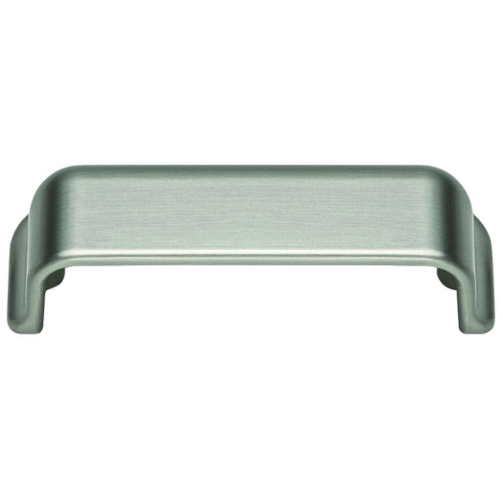 nobilia Griff 055 Aufschraubgriffmuschel Edelstahlfarbig