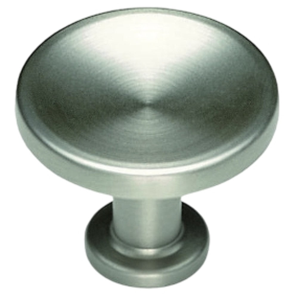 nobilia Griff 241 Metallknopf Edelstahlfarbig White